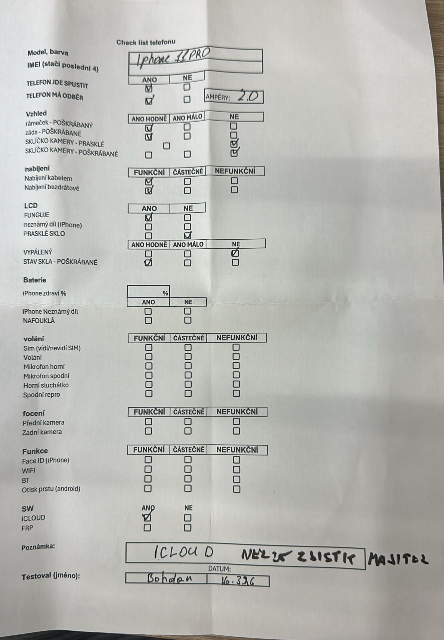 XXX Apple iPhone 11 Pro, 64GB Black C použitý