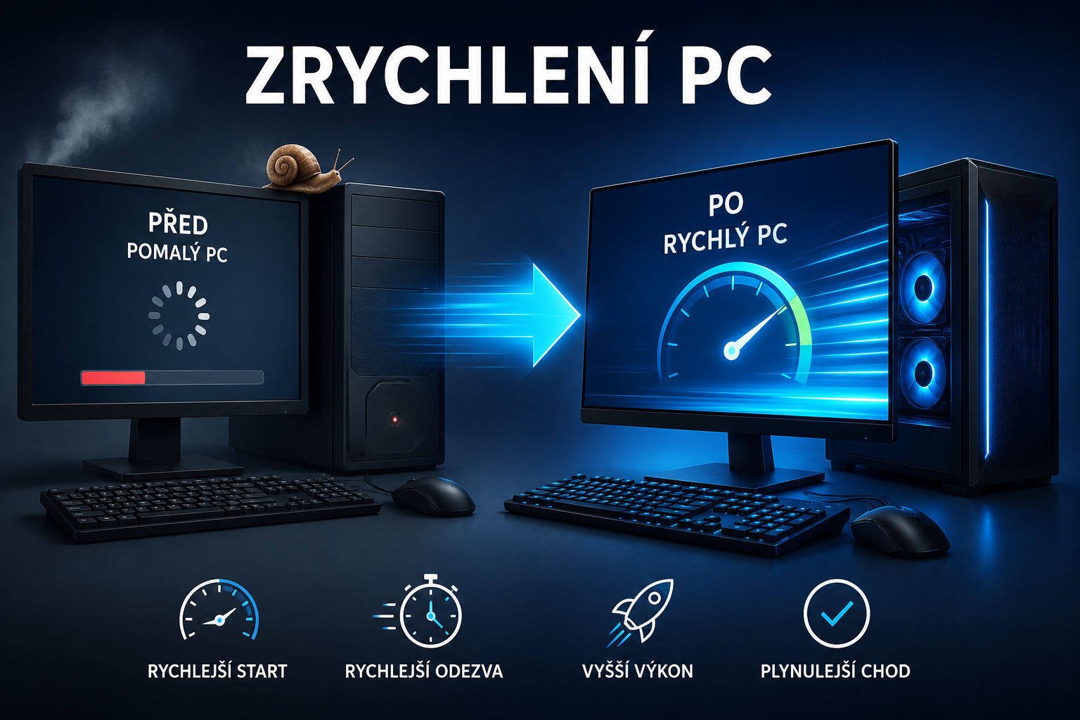 Zrychlení počítače - 
