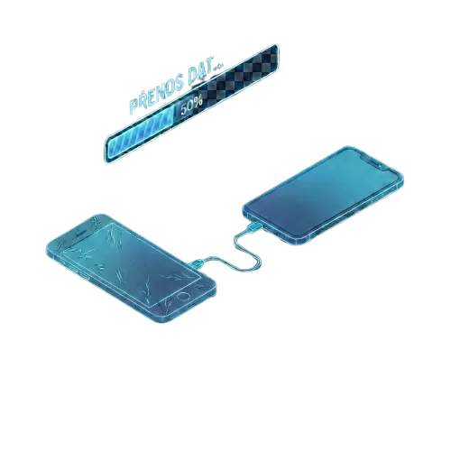 Zprovoznění nového zařízení s přenosem dat - 