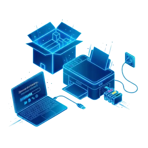 Zprovoznění nové tiskárny - 