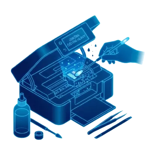 Čištění tiskové hlavy / Údržba - 