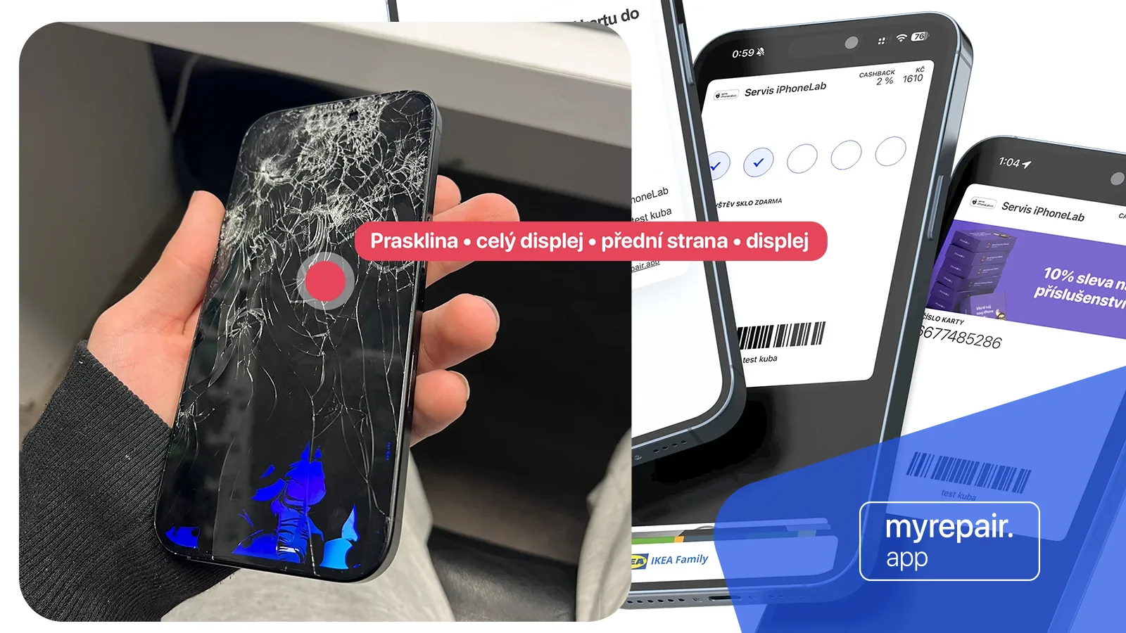 Nový detail zakázky v myrepair.app: chat, Vision AI, Wallet a protokoly pro pojišťovnu